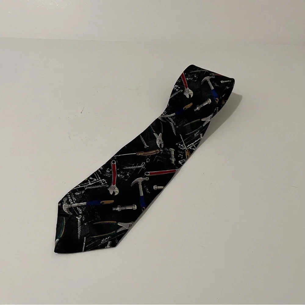 Vintage 1990's HOME IMPROVEMENT Tooling Around Necktie Tie Mens Career